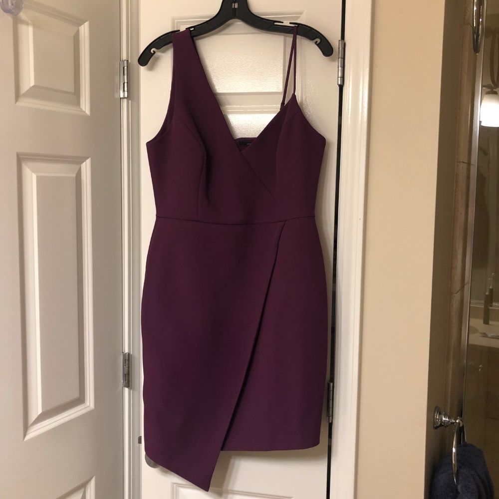 BCBGMAXAZRIA Wine/Maroon Cocktail Dress